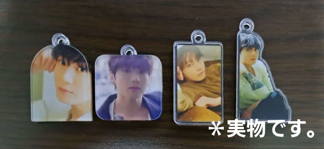 【PAオレンジ】ジョングク アクリルパーツ　アクリルチャーム ストロータグ