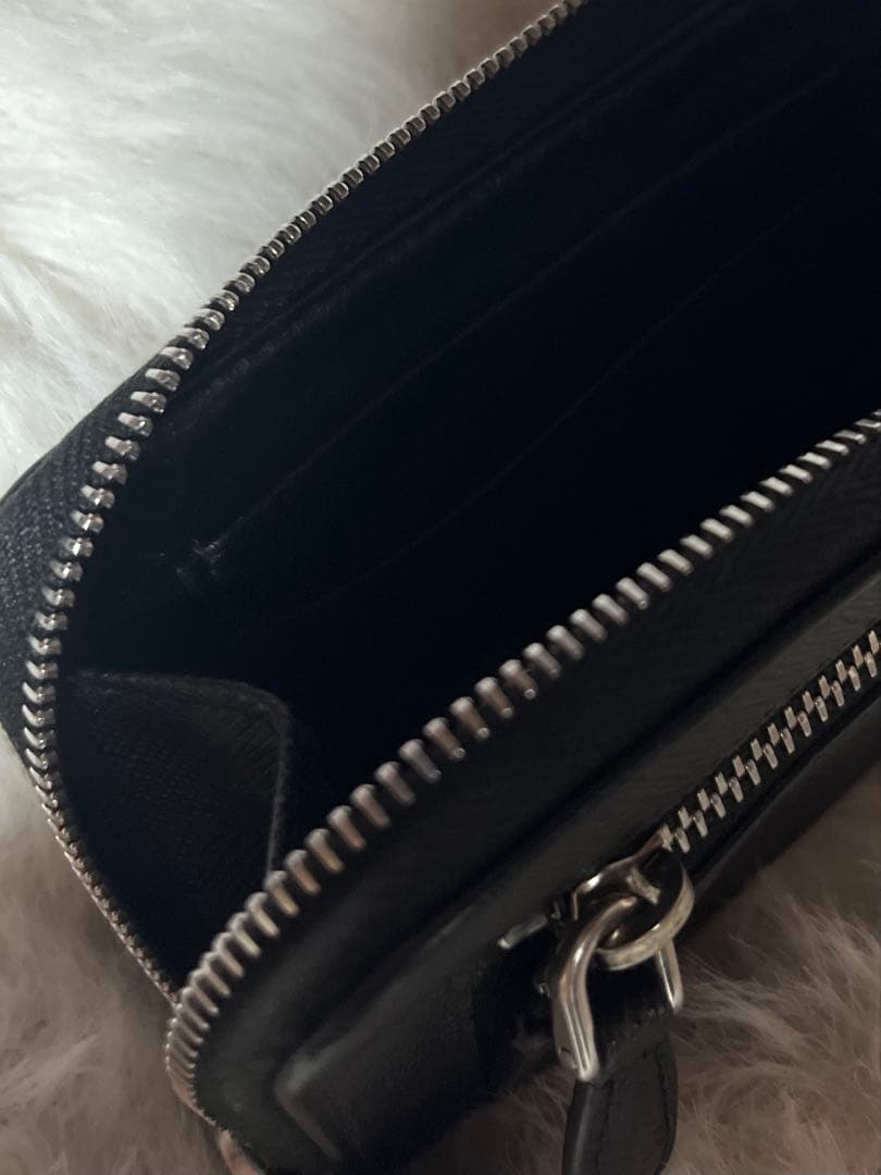 PRADA キーリング付きカードケース ケース レザー