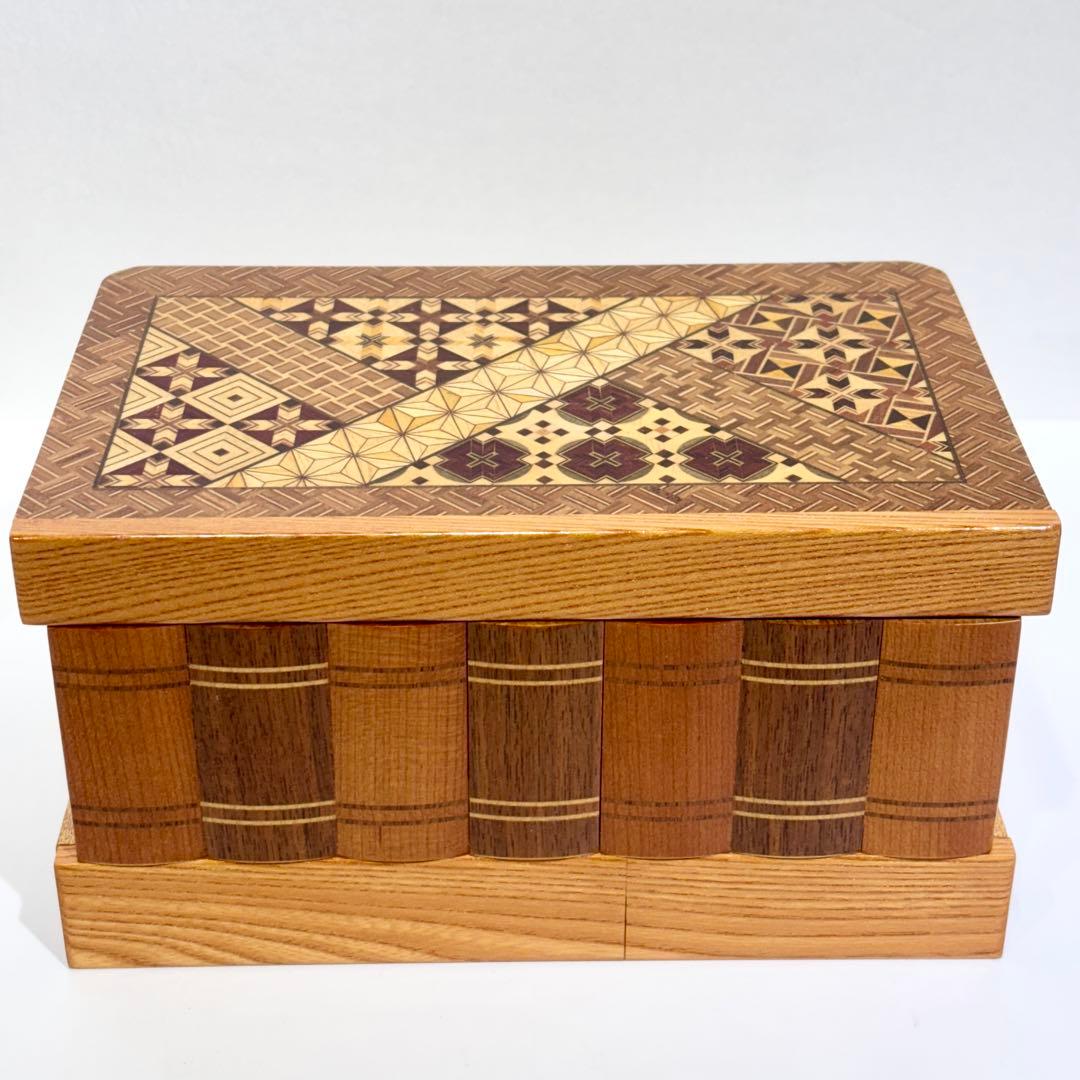 箱根寄木細工 からくり箱 小物入れ ティッシュケース まとめ売り