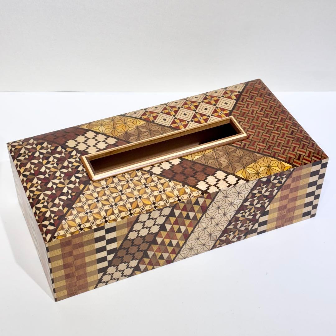 箱根寄木細工 からくり箱 小物入れ ティッシュケース まとめ売り