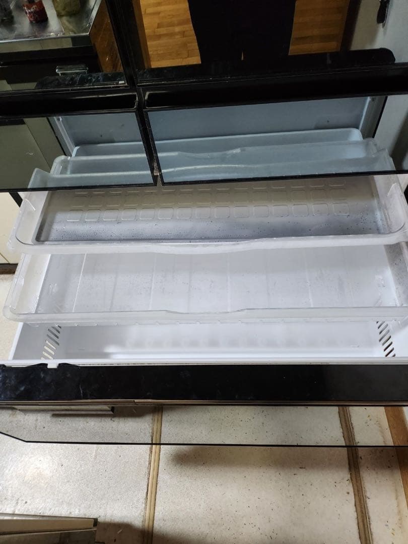 R-WXC74N(X) 735L 大型 ブラック 冷蔵庫 両開き ミラー仕上げ