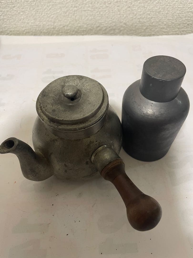 專用です　煎茶道具　古錫　乾茂號造茶壷+急須　2点セット