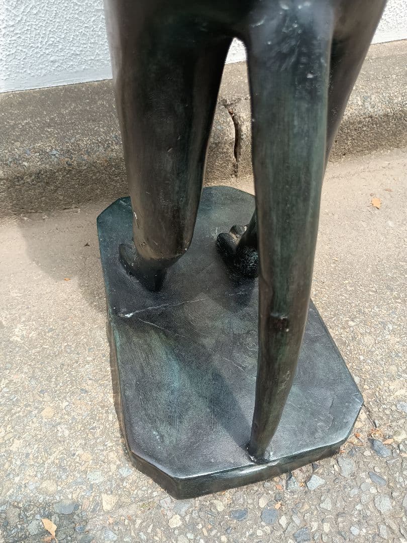 皿持ち猫バリ島　金属製 バリ島皿持ち猫　希少