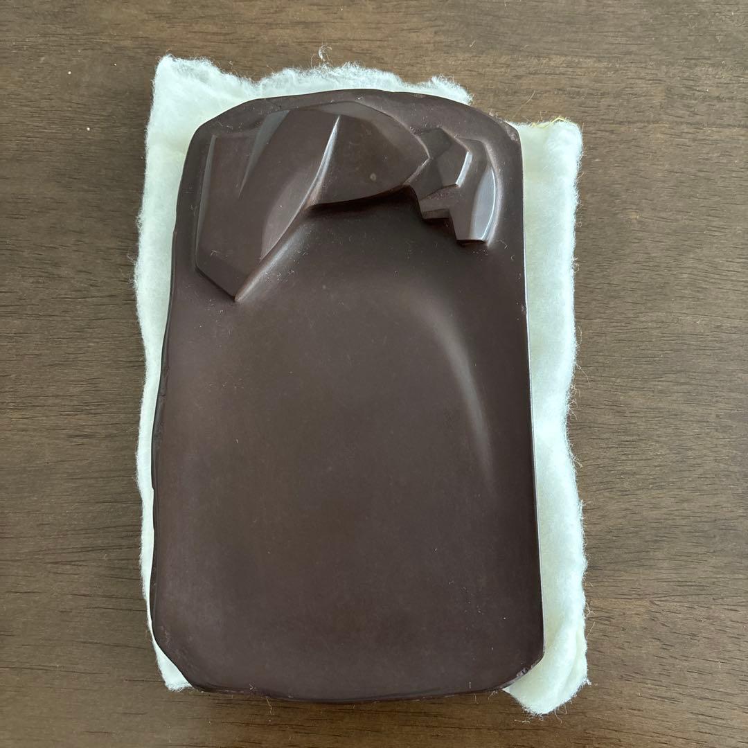 『値下げ中！』【赤間硯】木の葉硯 玉弘堂 堀尾卓司 共箱・証明書付き 伝統工芸品