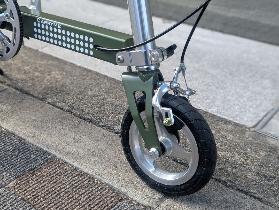 Carry Me(キャリーミー)／フォールディングバイク／マッドオリーブグリーン