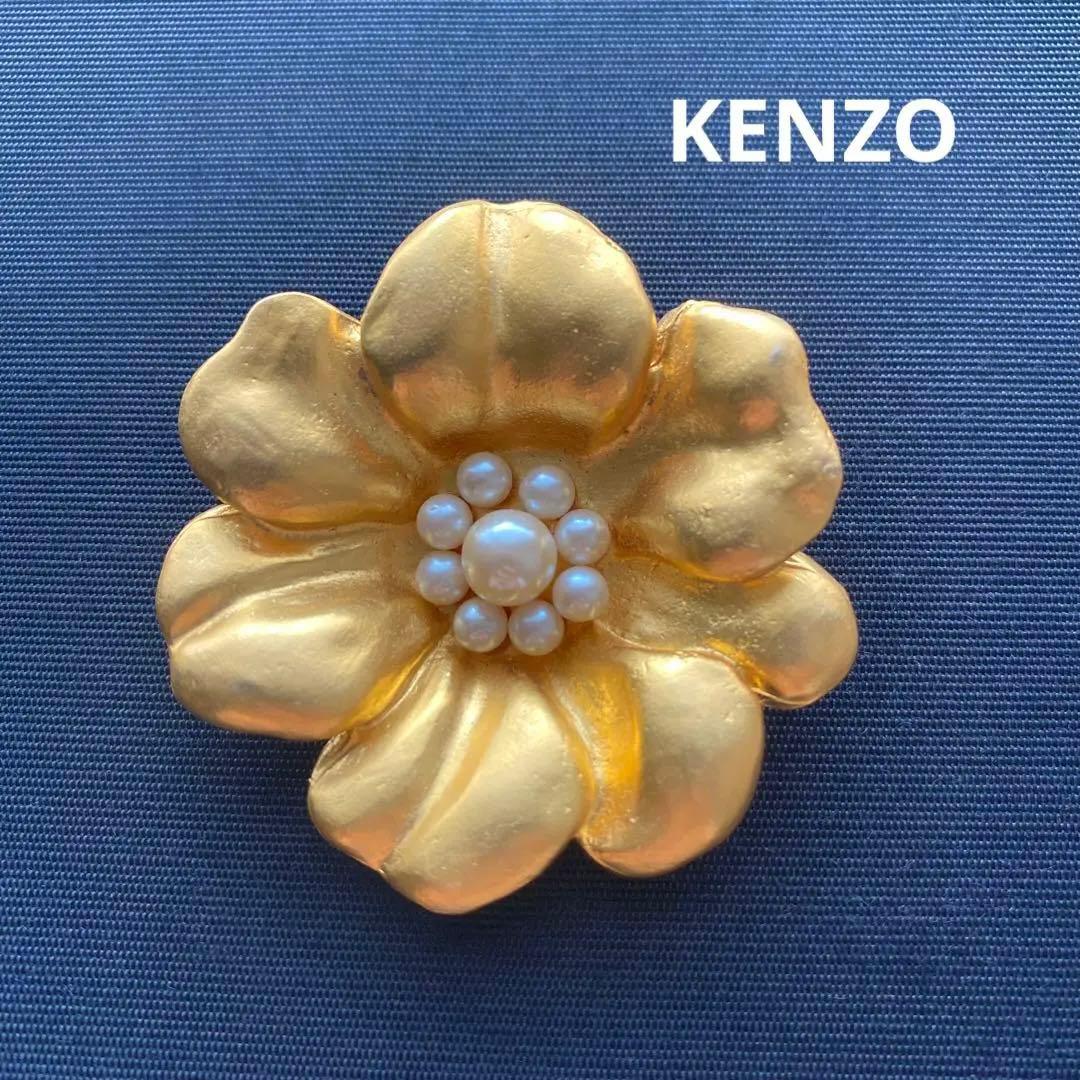 美品　KENZO ブローチ