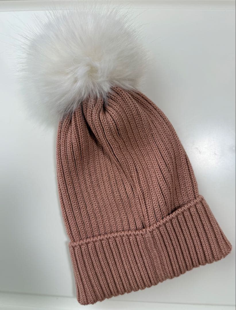 Moncler モンクレール キッズ ニット帽 ニットキャップ ポンポン M