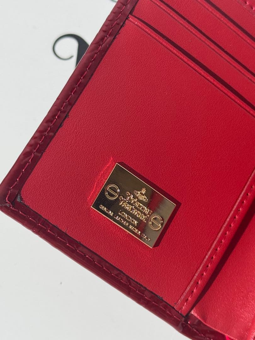 Vivienne Westwoodヴィヴィアン・三つ折財布 レッド