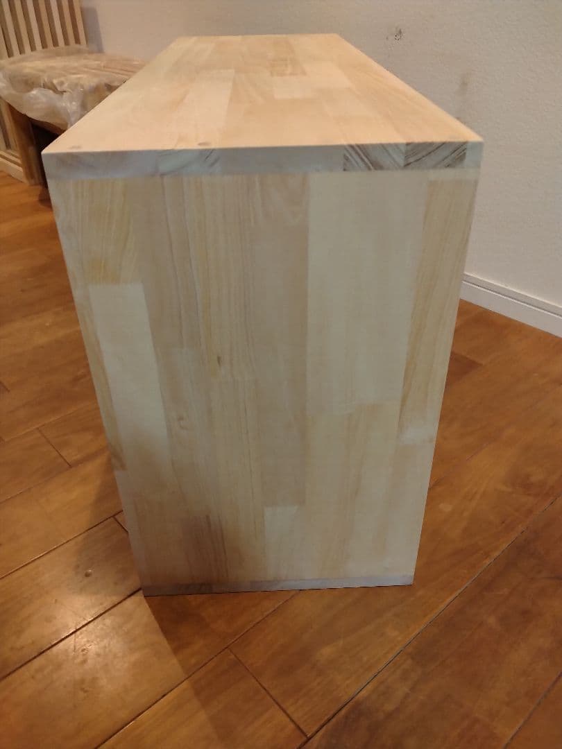 木製　ハンドメイド　オーダー　ロの字　棚　シェルフ　ラック　テレビボード