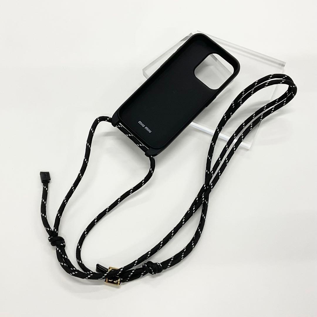 ミュウミュウ ロゴ スマホケース iPhone14pro iPhoneケース