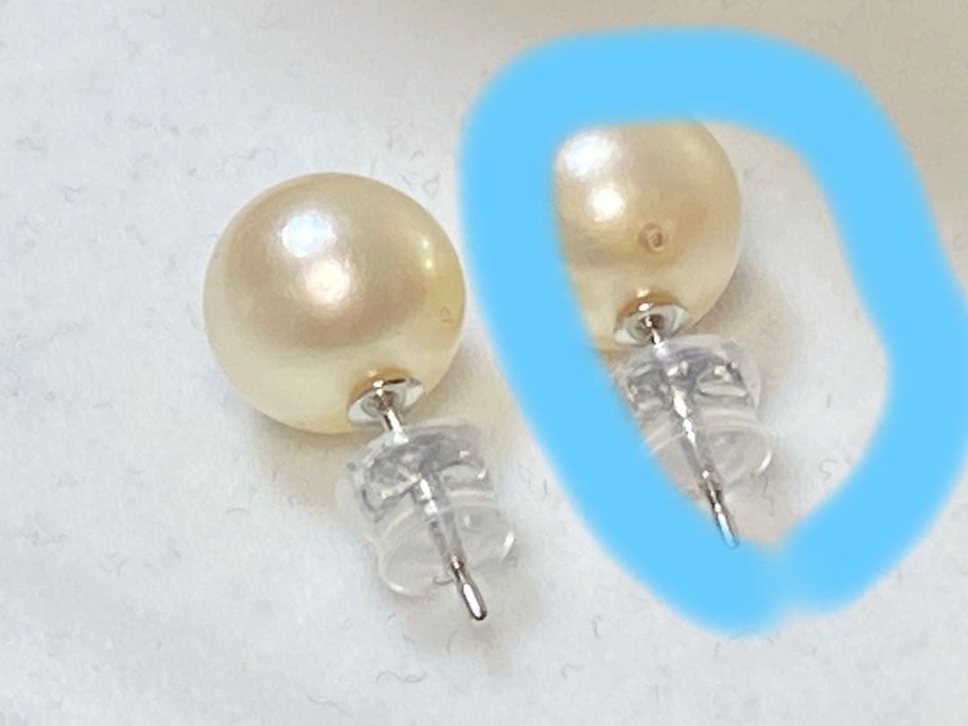 marymaryさま専用 【9.5ミリ】パールピアス　あこや真珠　越もの　セール