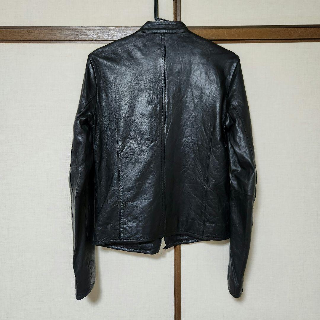 MURDER LICENSE ラムレザー シングルライダースジャケット