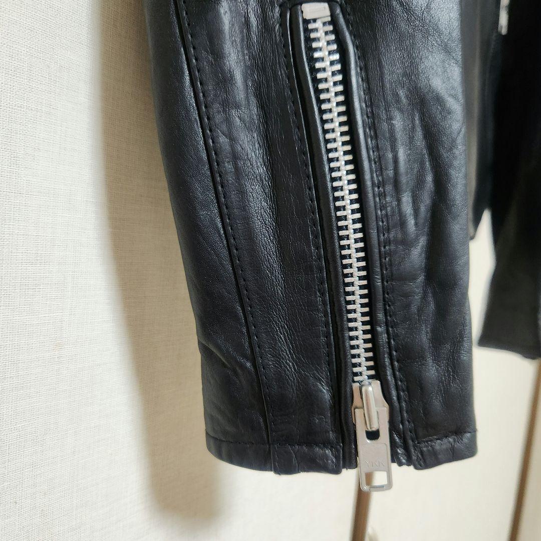 MURDER LICENSE ラムレザー シングルライダースジャケット