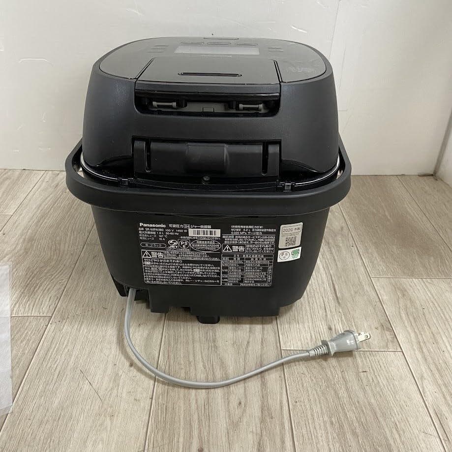 【AJ】Panasonic SR-MPA180-K 炊飯器 1升 可変圧力IH式