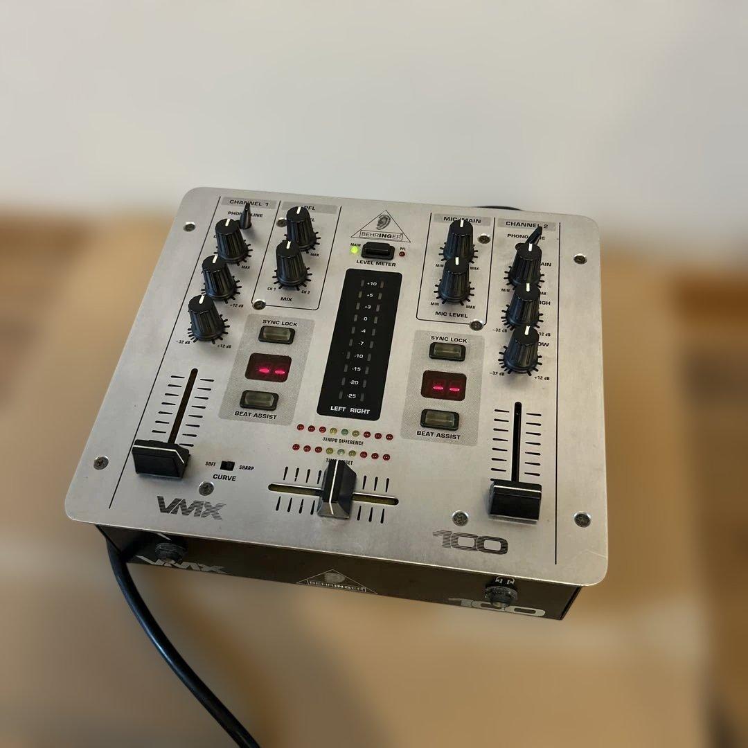 BEHRINGER ベリンガー DJミキサー VMX100 動作確認済み