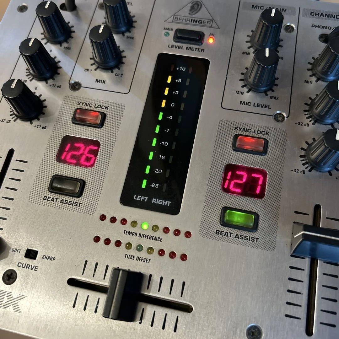 BEHRINGER ベリンガー DJミキサー VMX100 動作確認済み