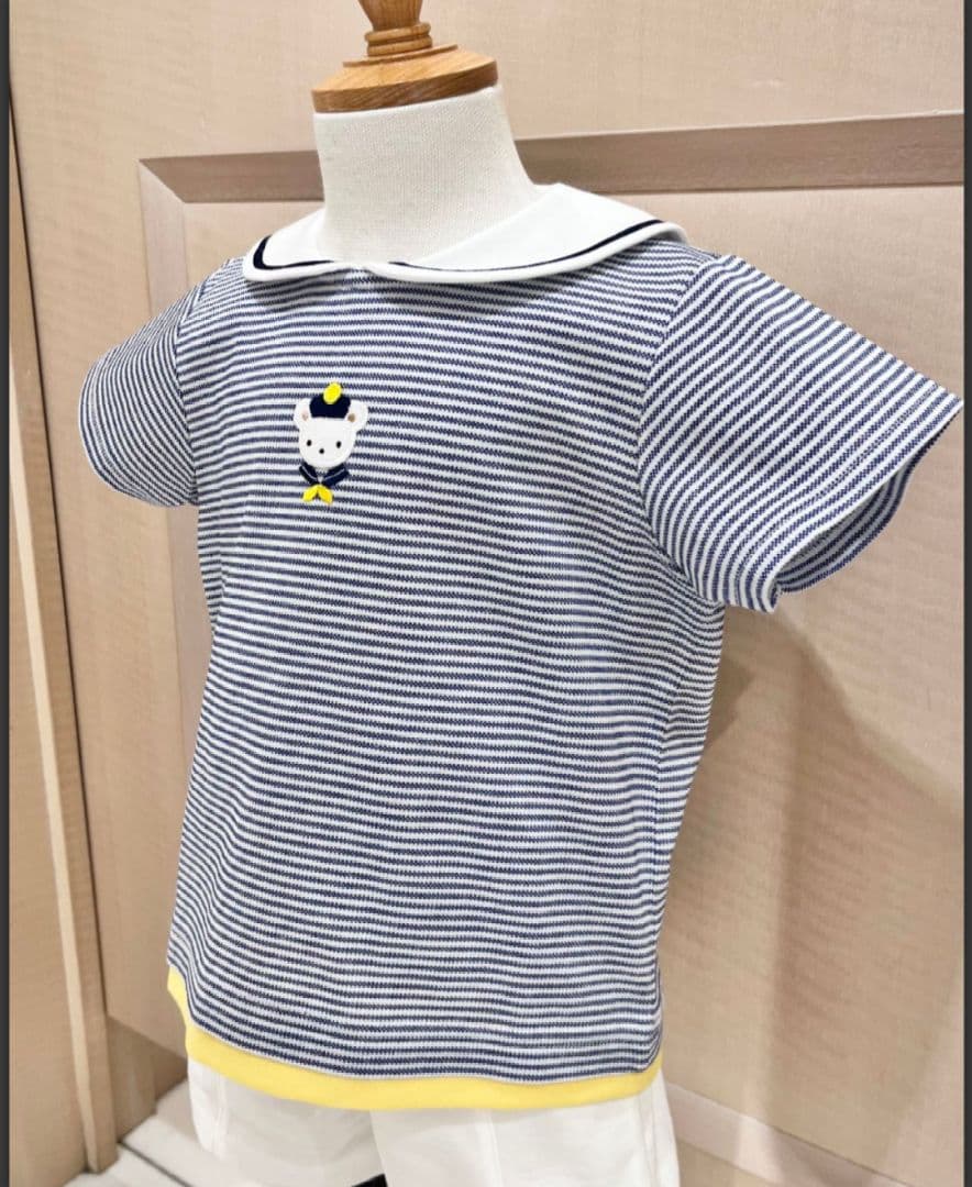 いちごあめ様【新品】familiar〇●ファミリアセーラーTシャツ90cm