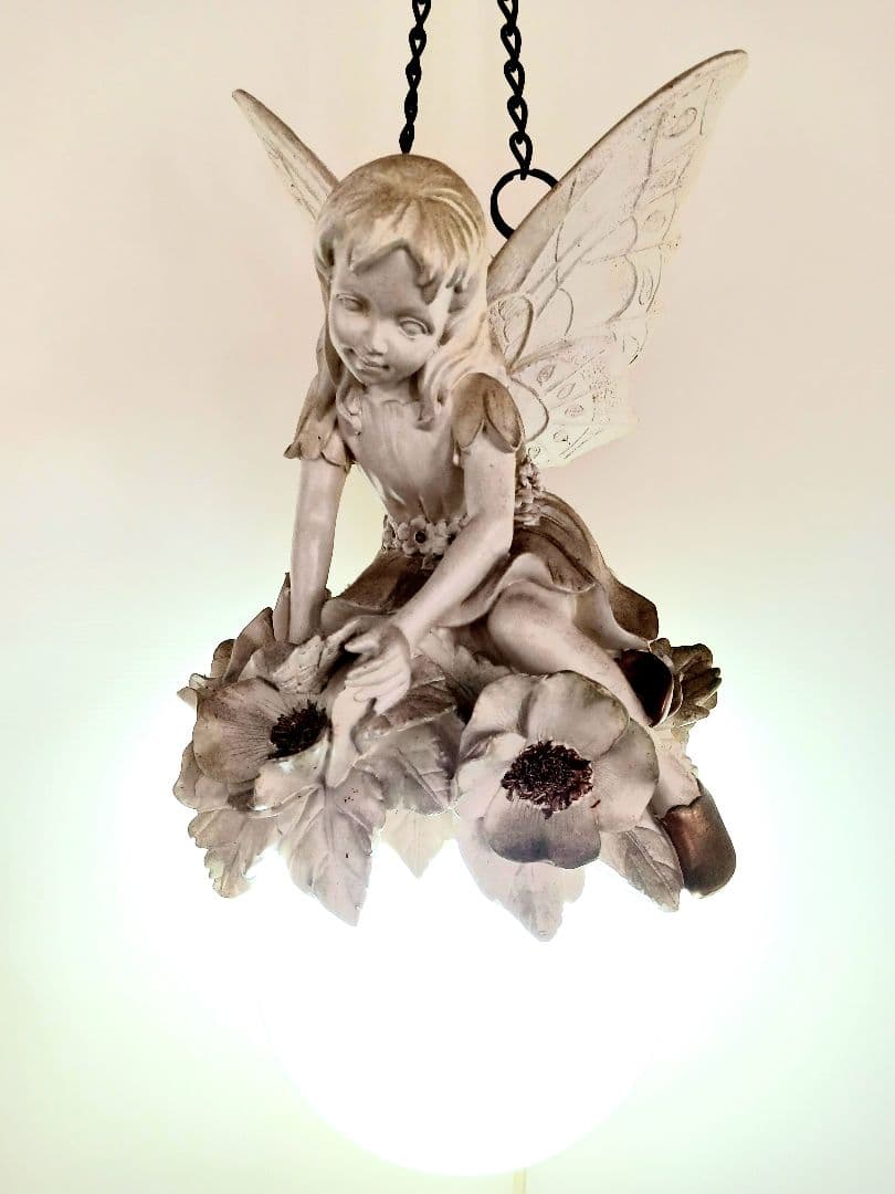 アンティーク　照明　ライト　天使　エンジェル