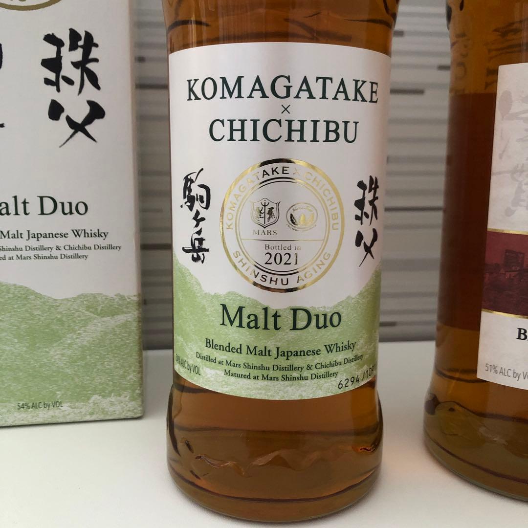 『駒ヶ岳 × 秩父』と『津貫×厚岸』の入手困難2本セット（箱付）