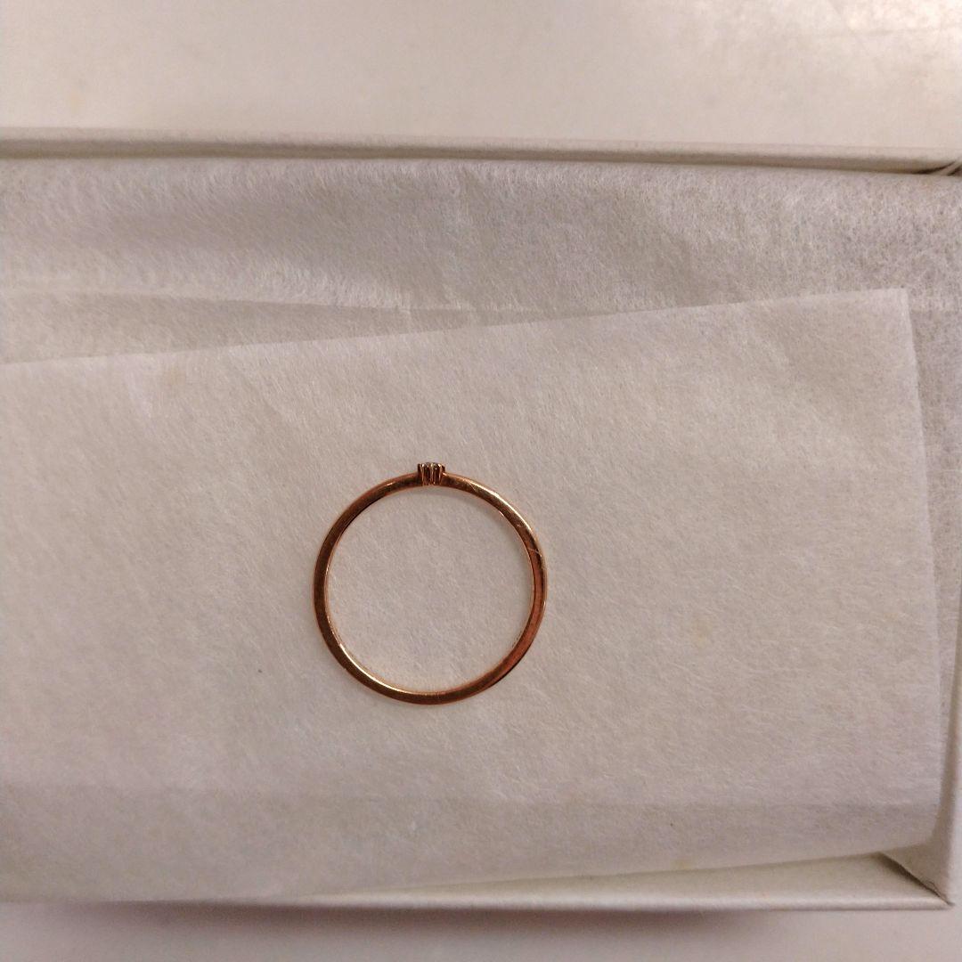 The　Kiss　指輪　ピンクゴールド　ゴールド ピンキーリング