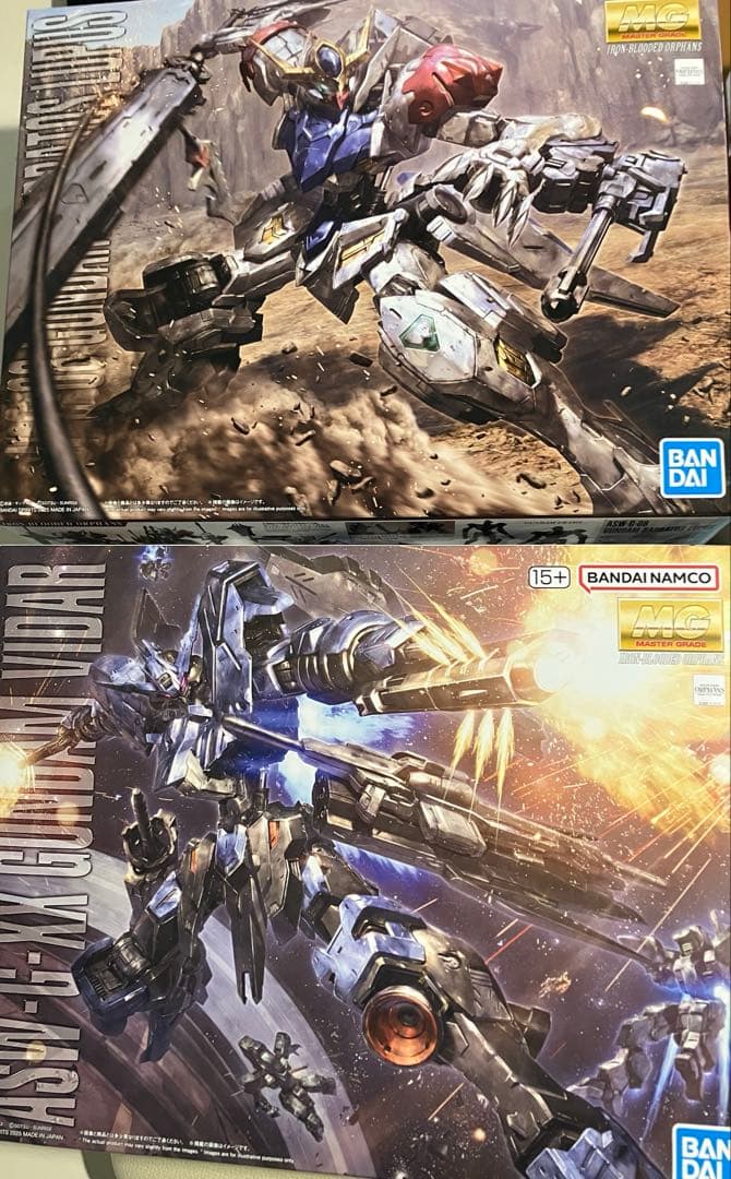 【新品】MG ガンダムバルバトスルプス、MG ガンダムヴィダールの２点セット
