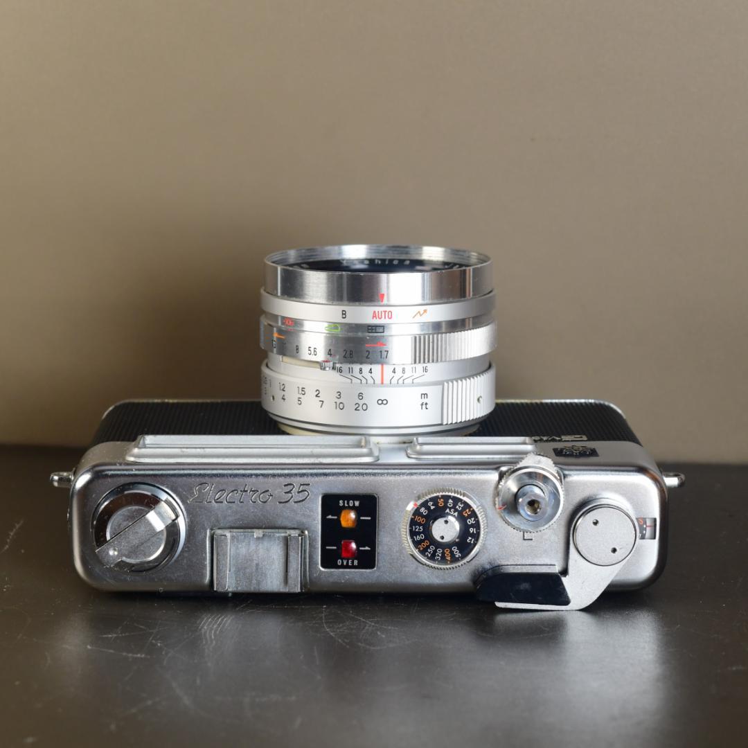 分解清掃済み☆ YASHICA ELECTRO35 ゴールドメカニカ初期保証☆➂