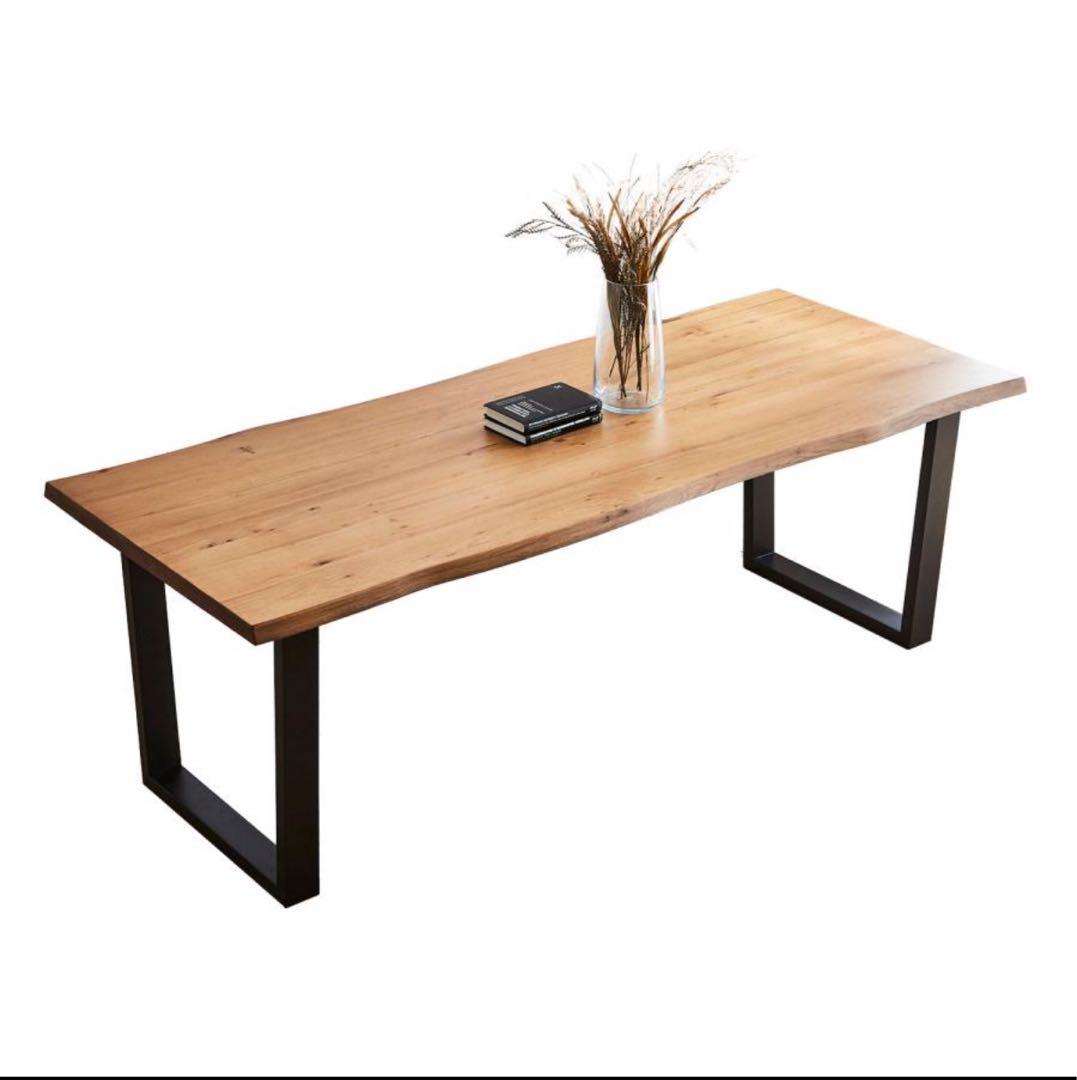 KAGUCOCO 一枚板風　ダイニングテーブル天板のみ　210 オーク　無垢材