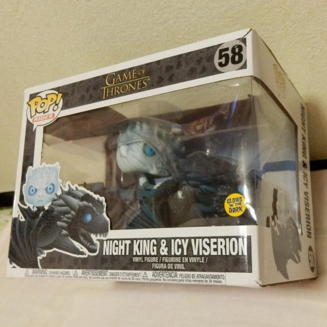 ★日本未発売❤️FUNKOPOP❤️暗闇発光verナイトキング乗馬ドラゴン限定版