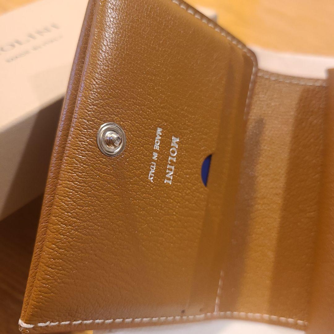 小物 MOLINI Bifold Compact Wallet - Camel