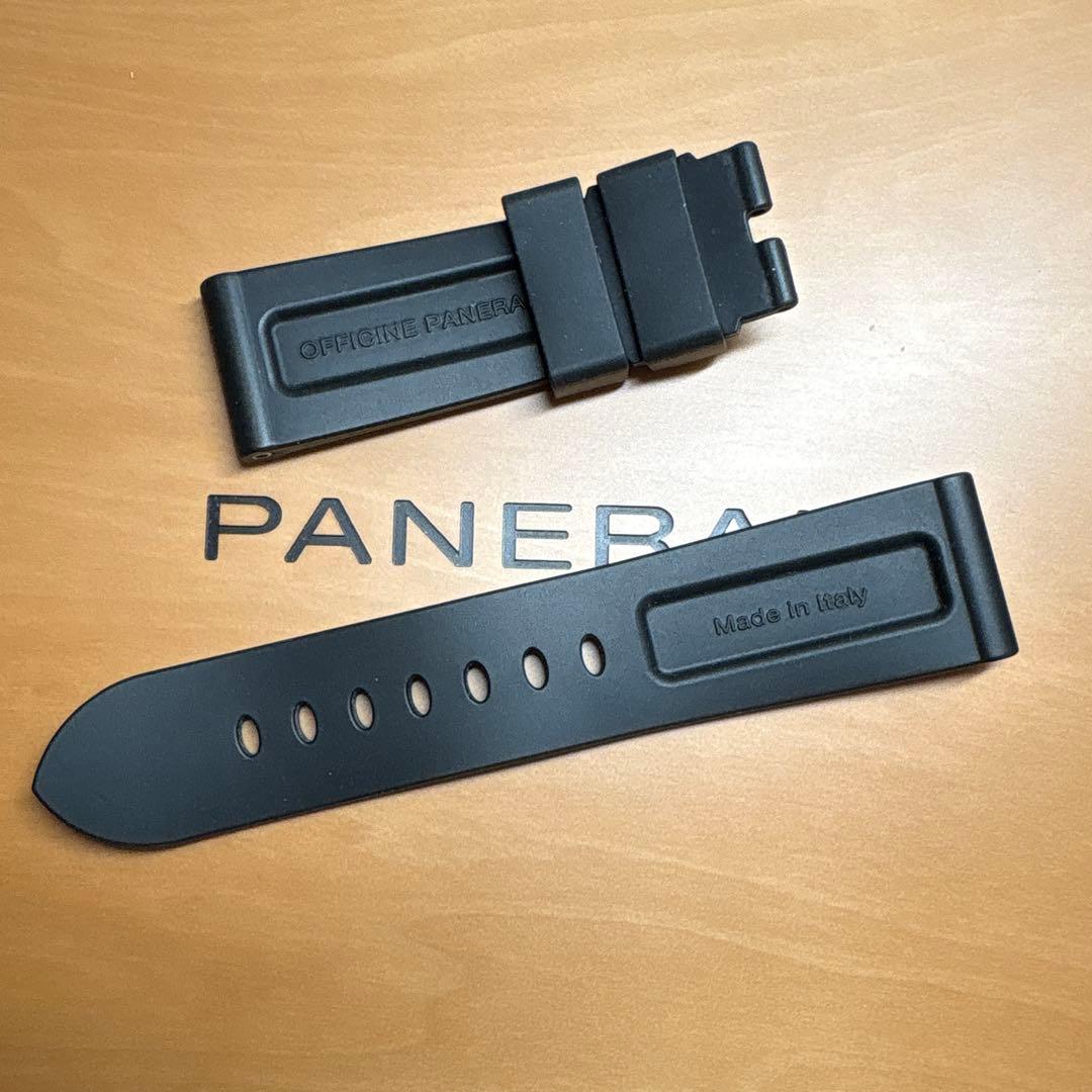 PANERAI OFFICINE ルミノールマリーナ44ミリ用ラバーベルト