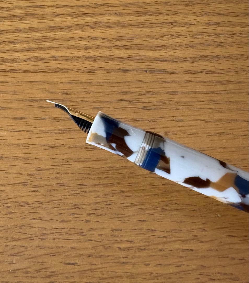 10/13まで値下げ カヴェコ 万年筆 アートスポーツ テラゾ EF