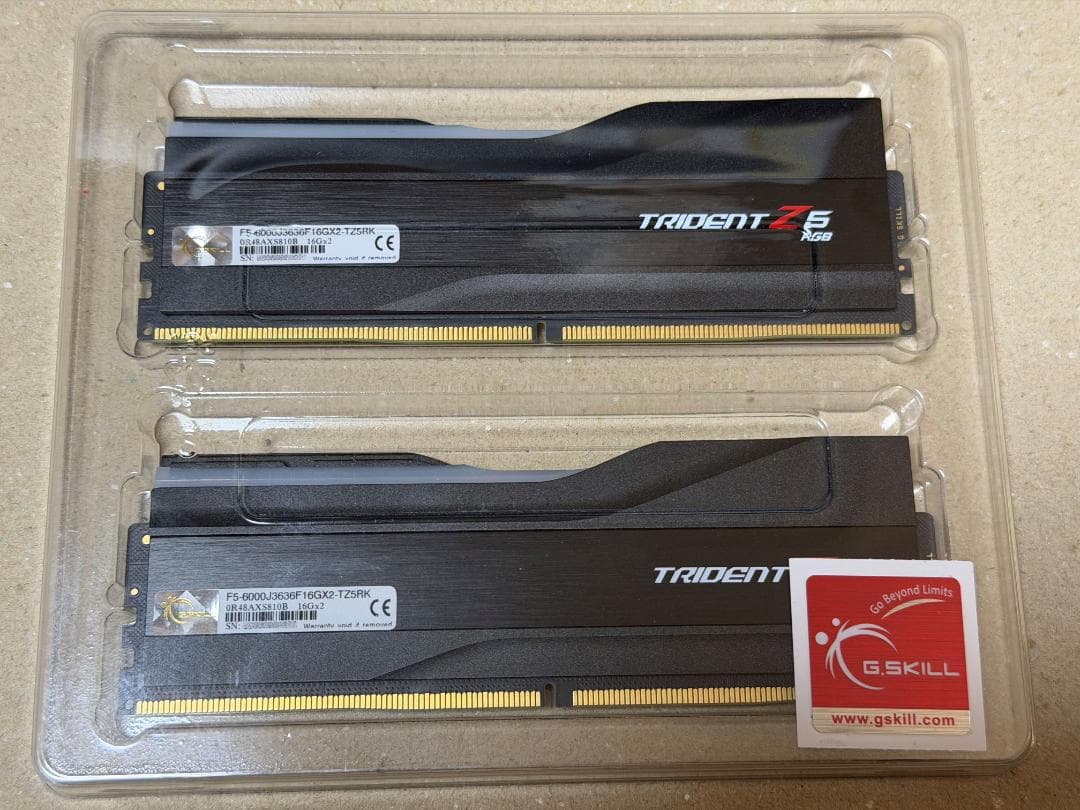 G.Skill DDR5メモリ DDR5-6000 16GBx2