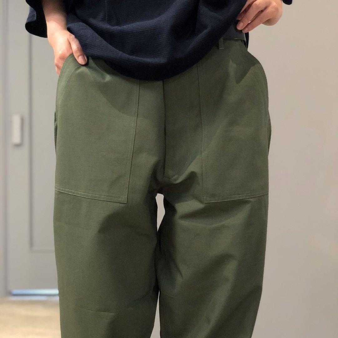 パンツ HTS COTTON/LINEN KERSEY BAKER PANTS