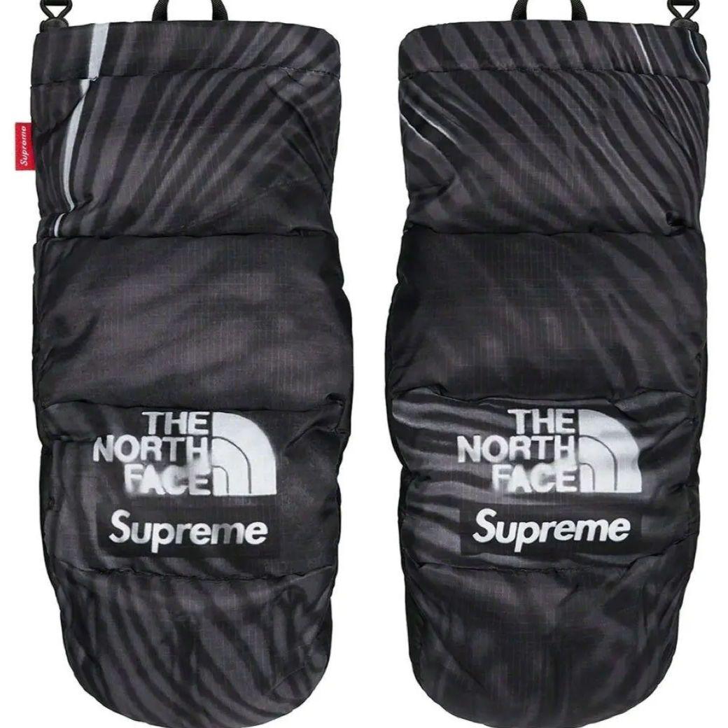 国内正規 Supreme North Face Printed Mitt XL