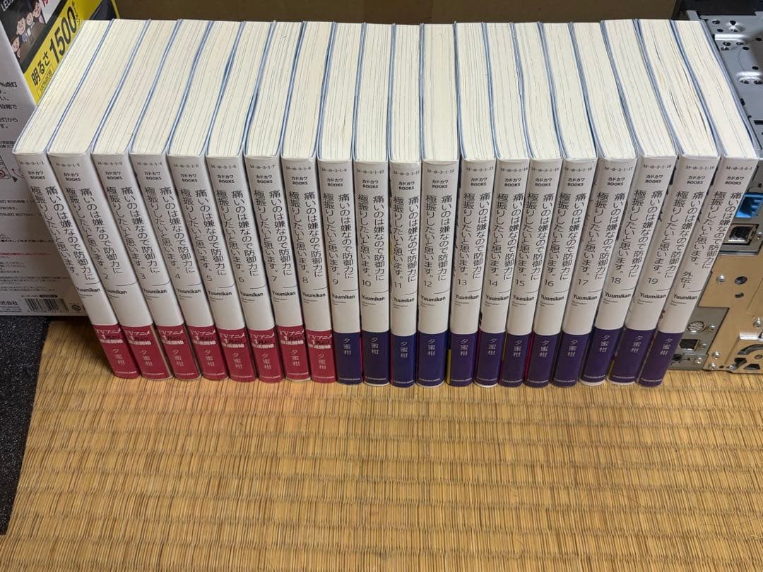 痛いのは嫌なので防御力に極振りしたいと思います 小説 全19巻 + 外伝1