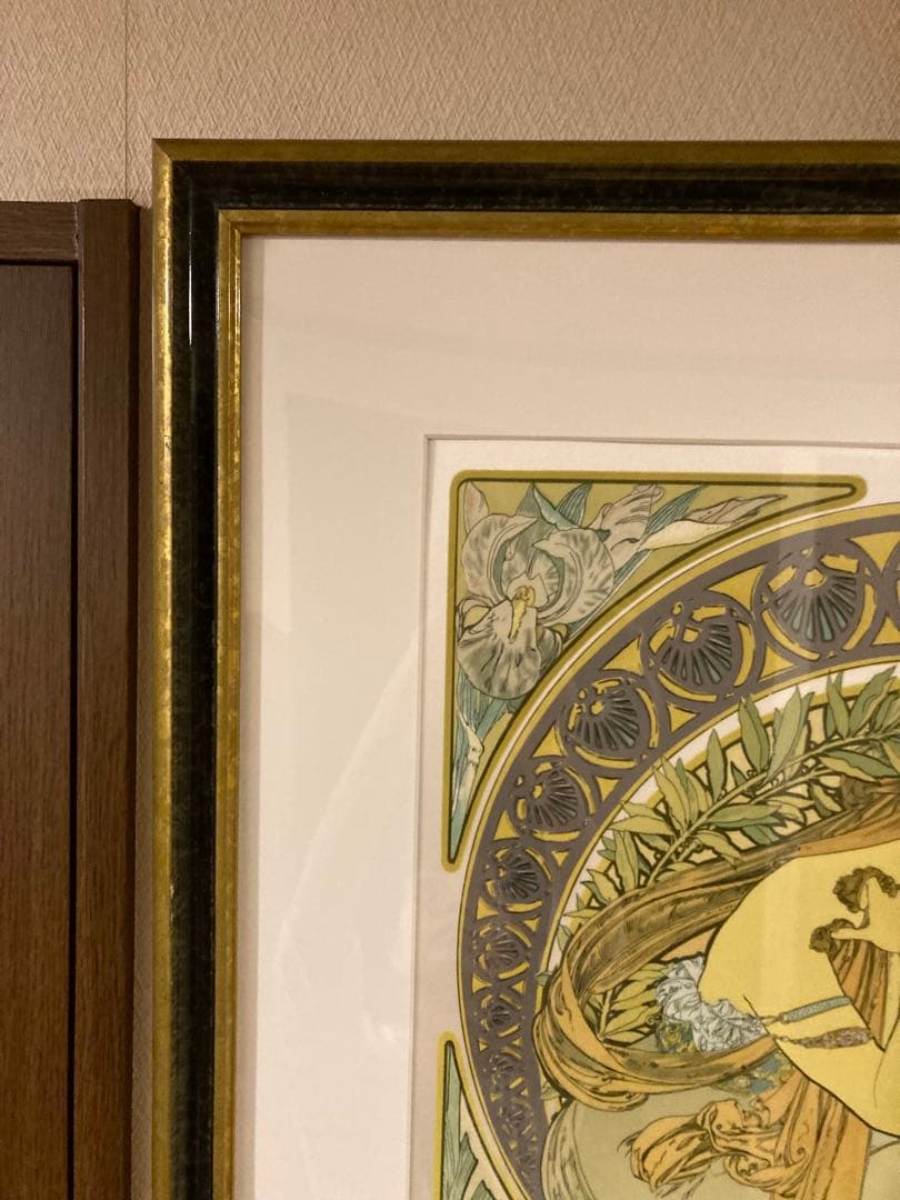 お値下げ❤大判ミュシャ版画額88×63、5cm