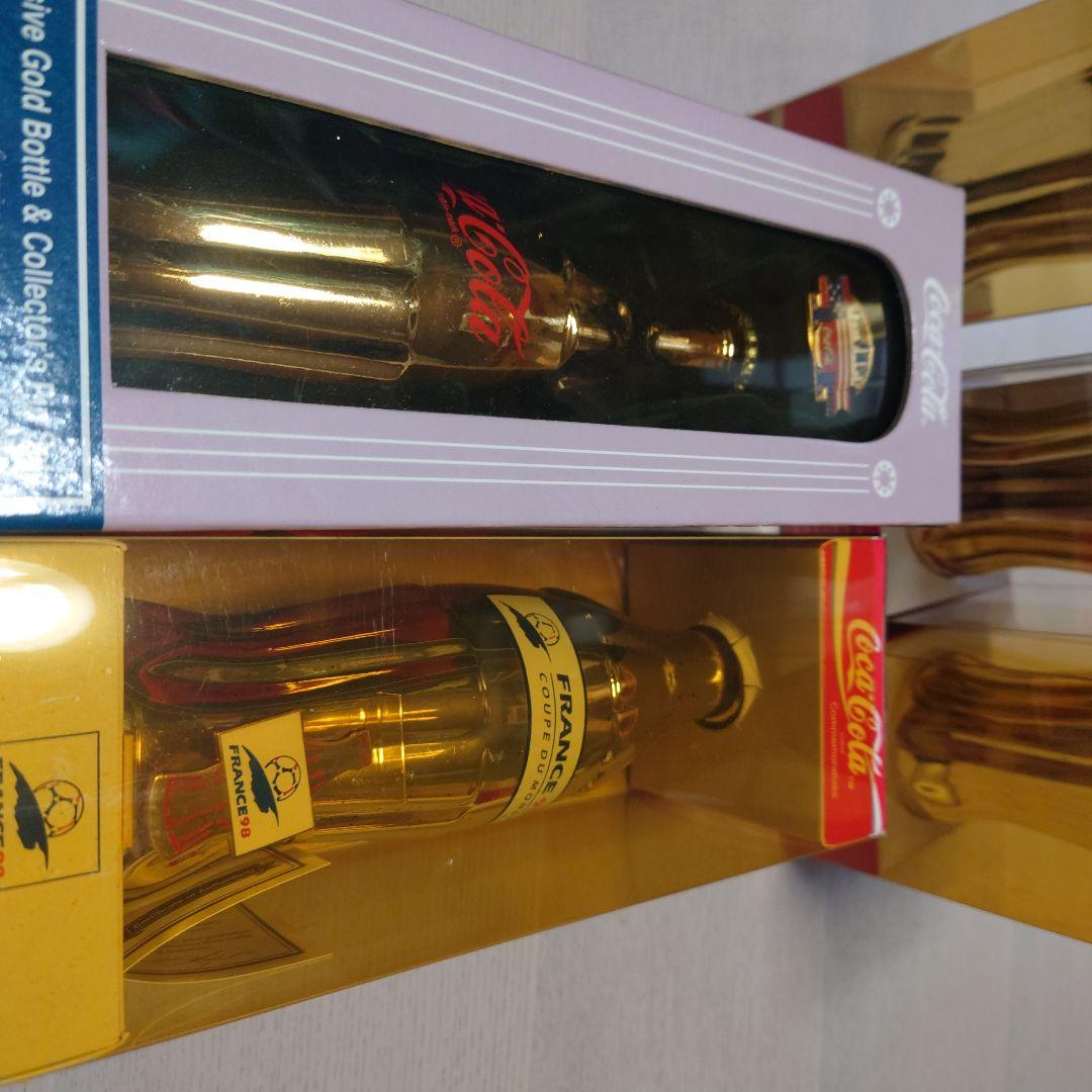 コカ・コーラ 限定金メッキボトル 5本セット