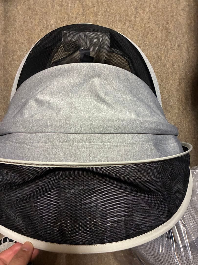 Aprica チャイルドシート クリクラAD グレー