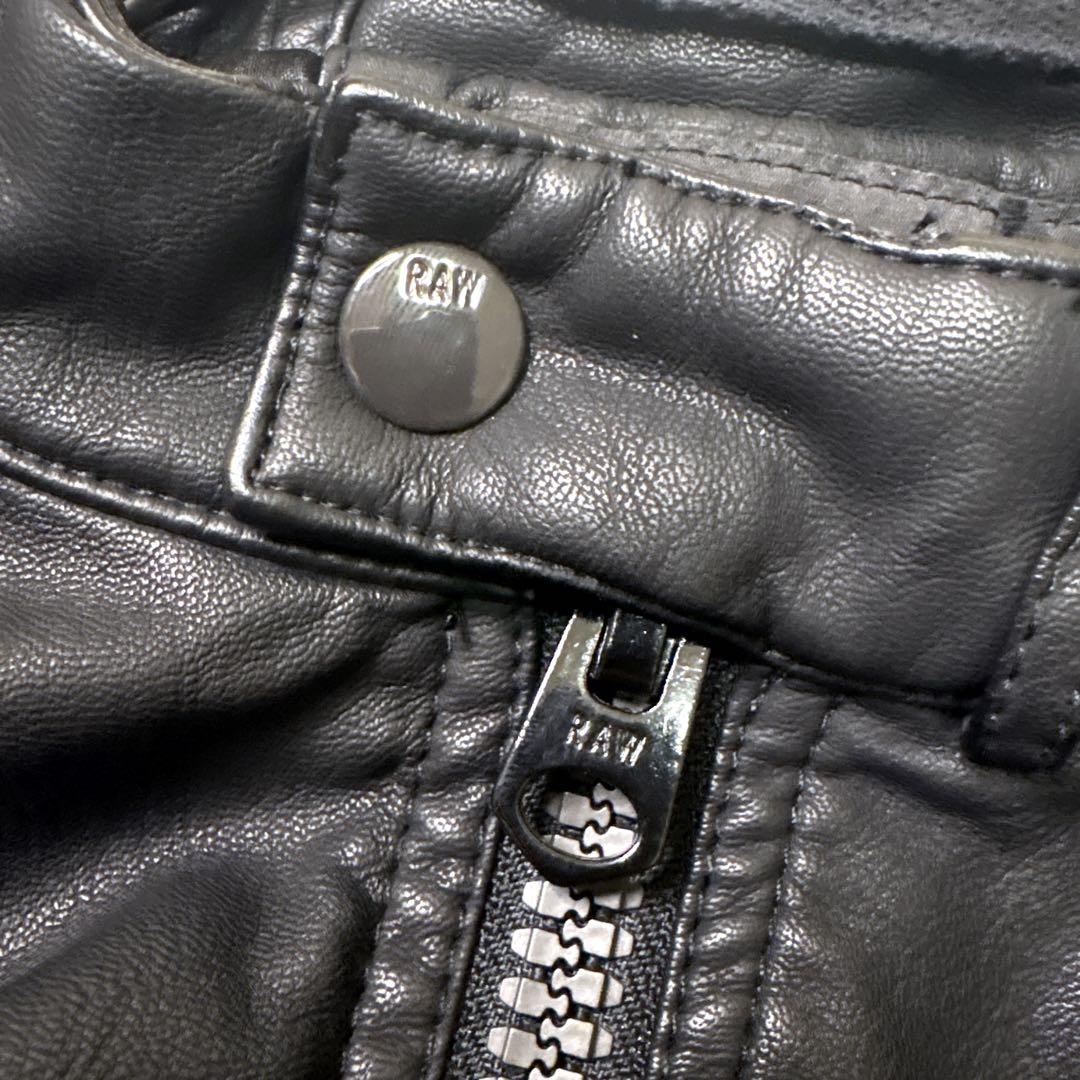 新品タグ付き！G-Star RAW MOTAC DC BIKER JKT レザー