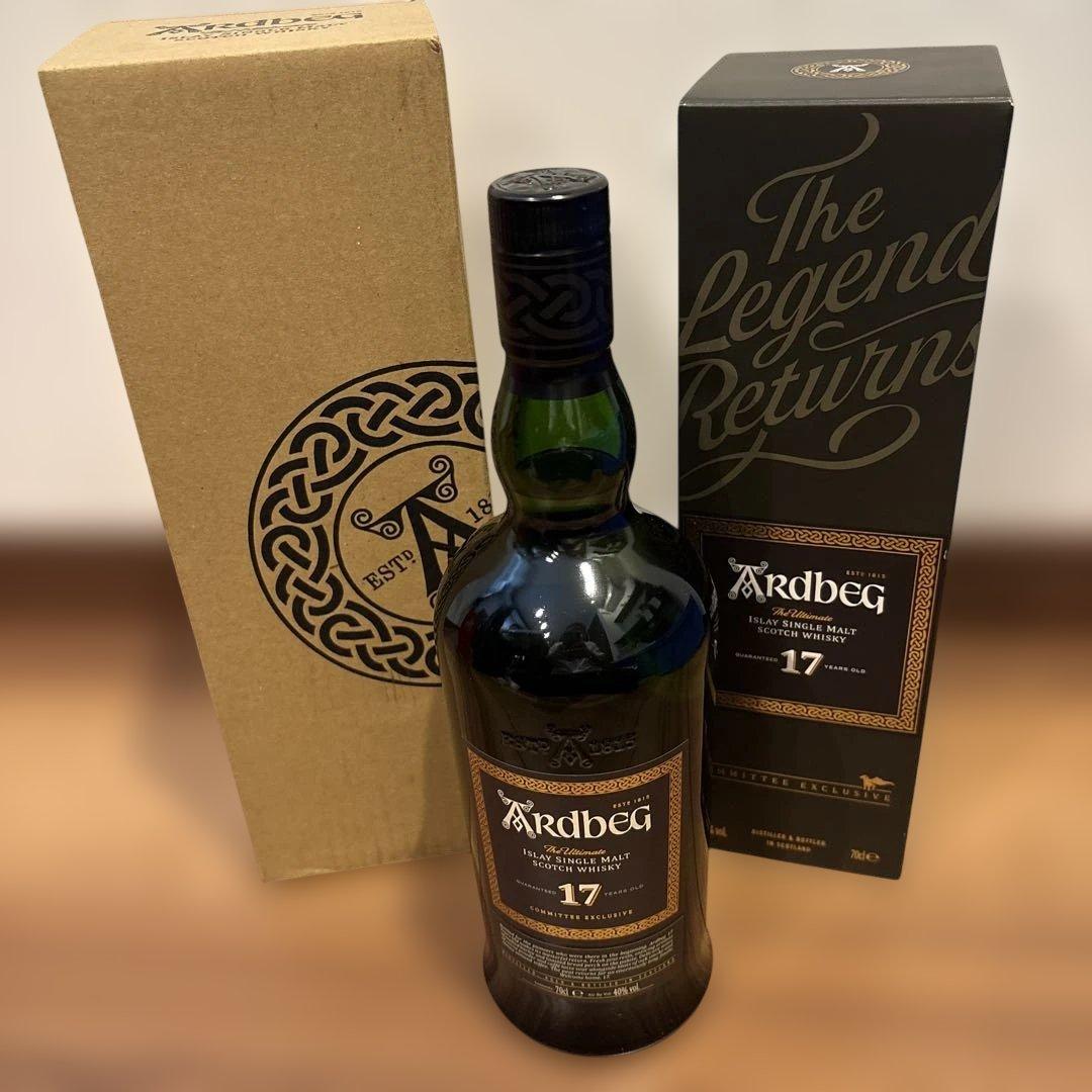 アードベッグ17年 シングルモルトウイスキー　復刻版