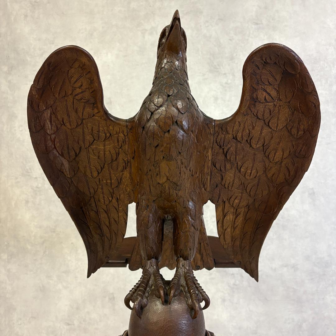 【希少】アンティーク 聖書台 木製 イーグル 教会什器