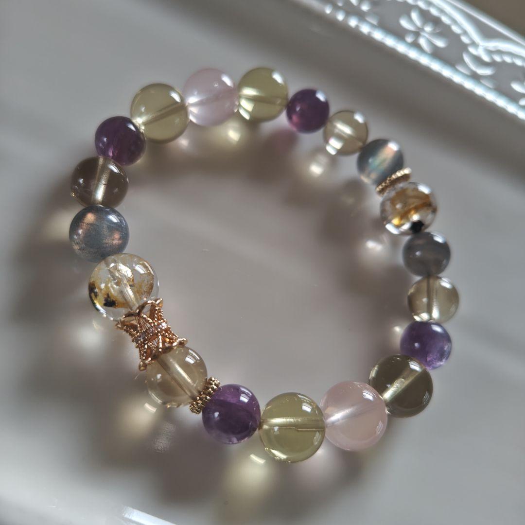 専用です♡新作♡モザンビーク産ローズクォーツ、グラファイトインクォーツ、オーソク