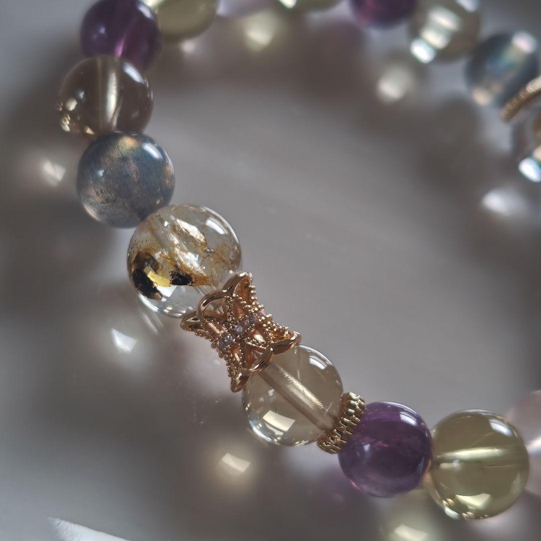 専用です♡新作♡モザンビーク産ローズクォーツ、グラファイトインクォーツ、オーソク