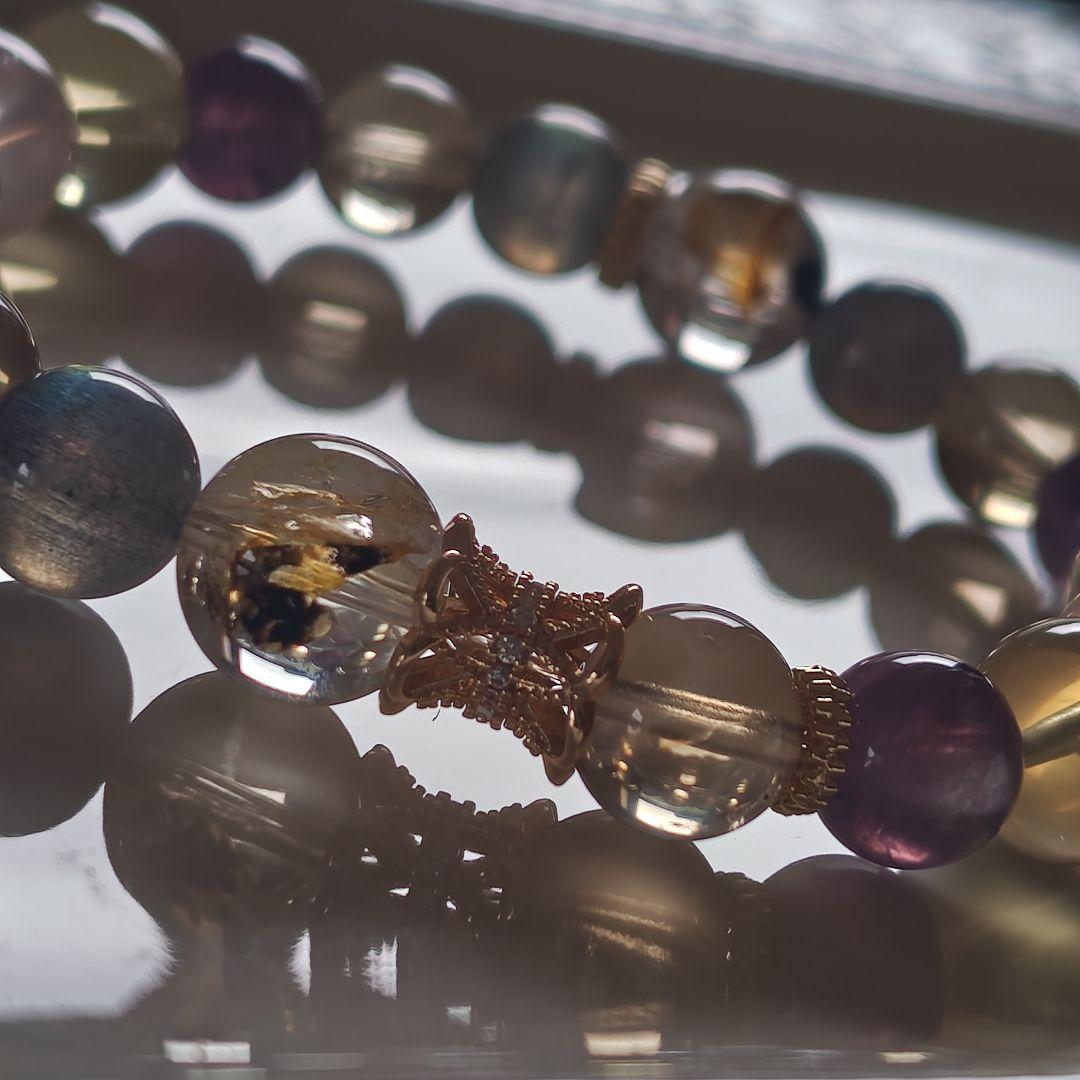 専用です♡新作♡モザンビーク産ローズクォーツ、グラファイトインクォーツ、オーソク