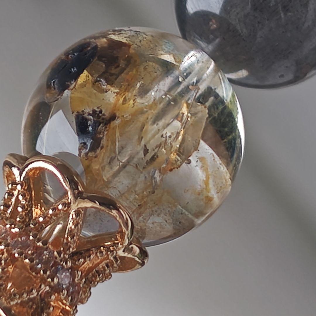 専用です♡新作♡モザンビーク産ローズクォーツ、グラファイトインクォーツ、オーソク