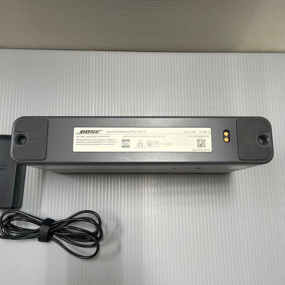 Bose SoundLink speakerIII Bluetoothスピーカー