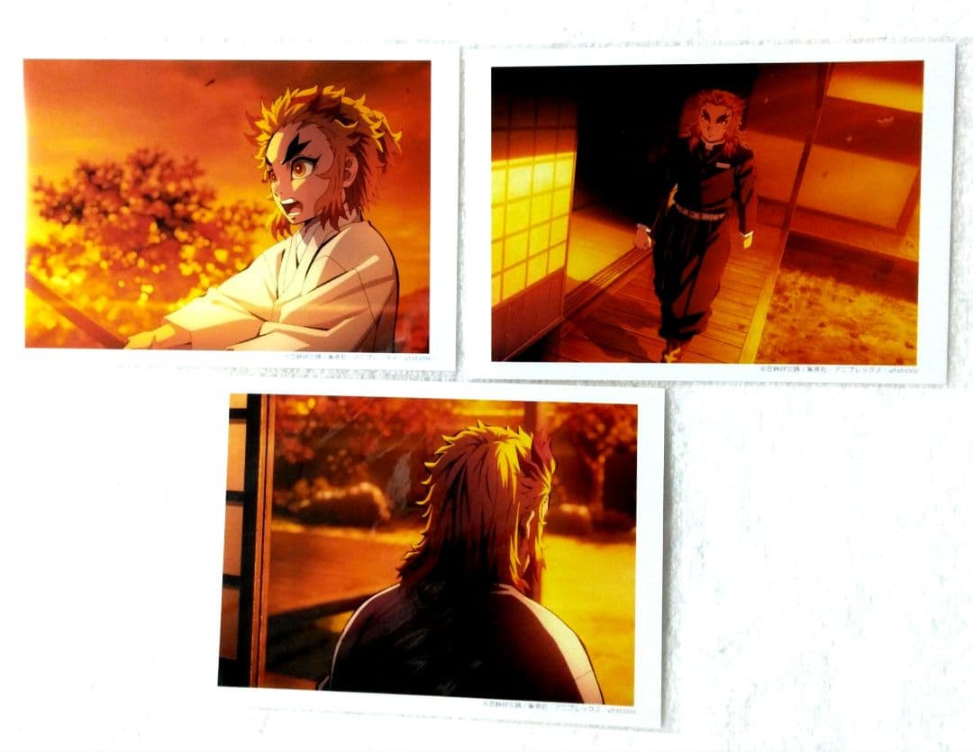 鬼滅の刃 無限列車編 ランダム 場面写ブロマイドくじ OP 煉獄杏寿郎