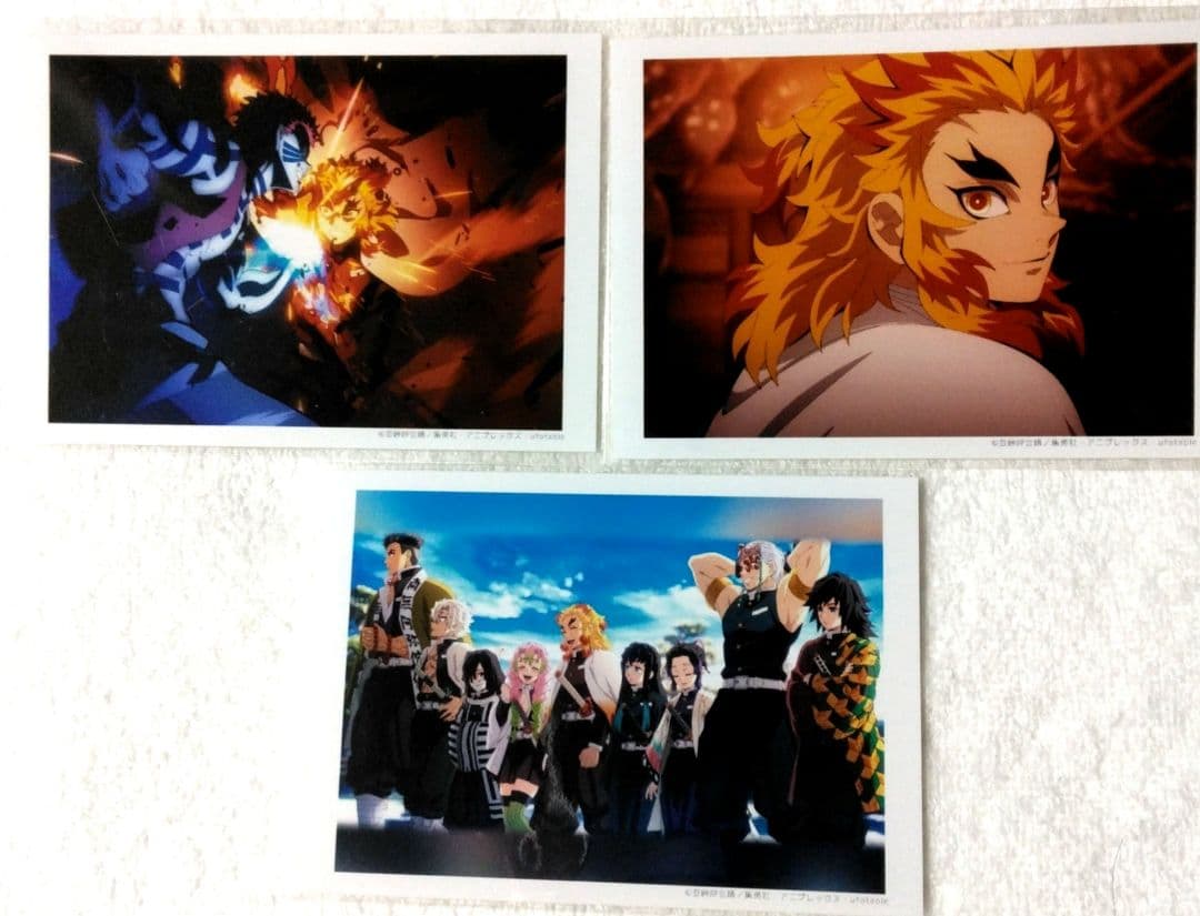 鬼滅の刃 無限列車編 ランダム 場面写ブロマイドくじ OP 煉獄杏寿郎