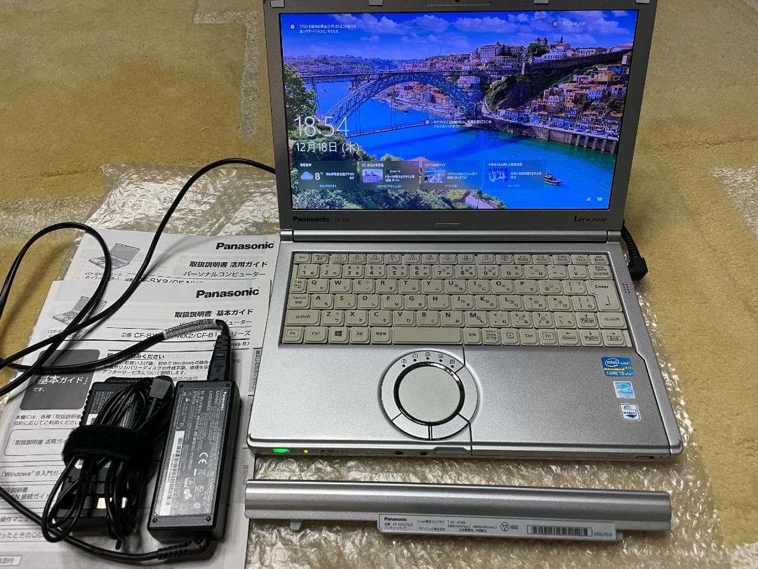 Panasonic Let's note CF-SX2 + 純正予備バッテリー