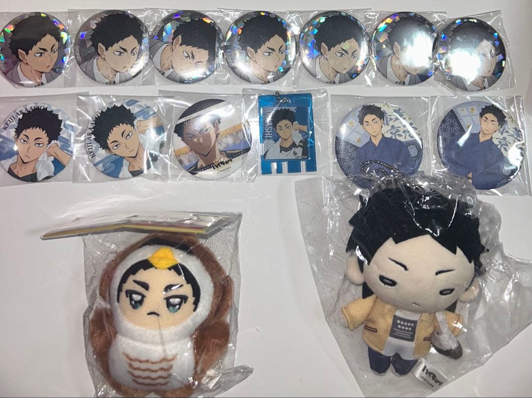 ハイキュー　赤葦京治　ちみけも　にとたん　one fine day 缶バッジ